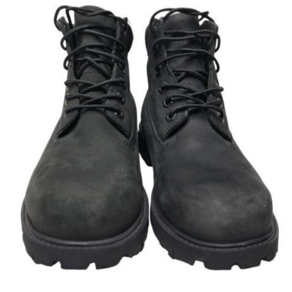 Timberland Premium Nubuck Waterproof 6 Inch Boot Black Size 3 Boys